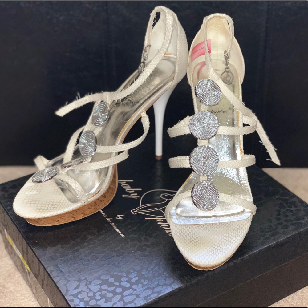 White Sandal Heel